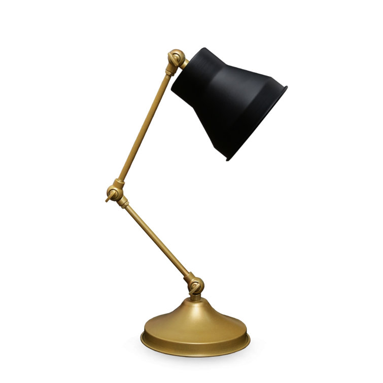 Williston Grenola 43Cm Black/Gold Table Lamp Wayfair.co.uk